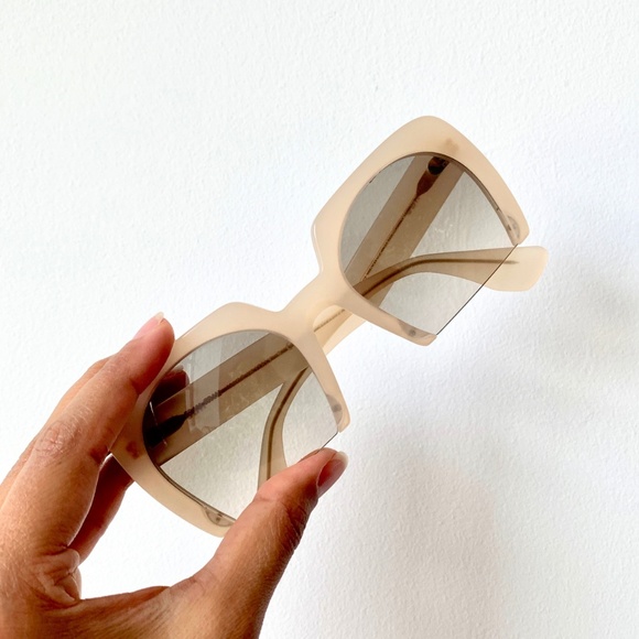 Miu Miu Accessories - MIU MIU - Rasoir Cutoff Square Sunglasses